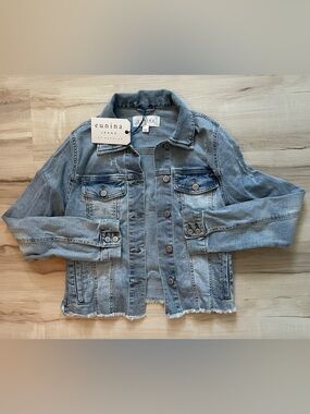 eunina Light Blue Denim Trucker Jacket